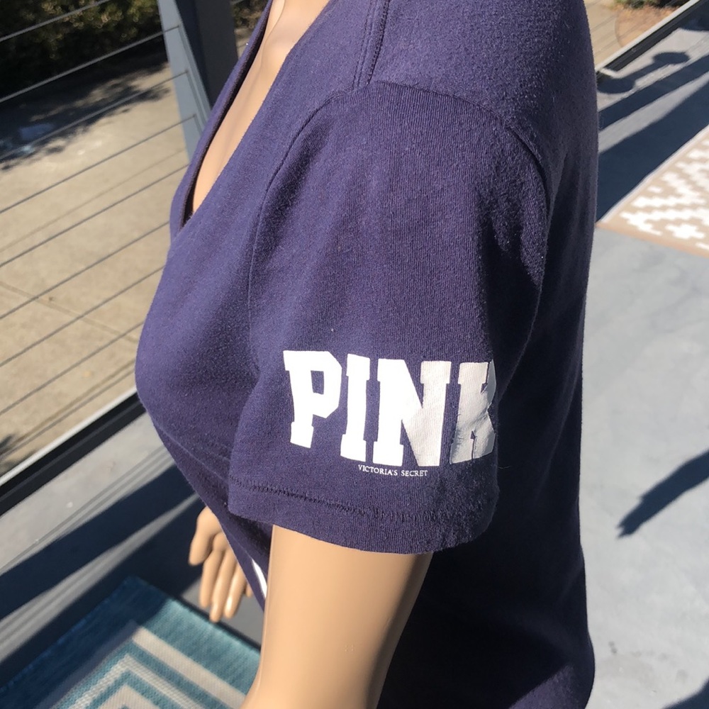 PINK Boston Red Socks v neck t-shirt - Picture 5 of 6